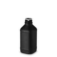1000 ml Rundflasche HDPE schwarz RD 45 rund