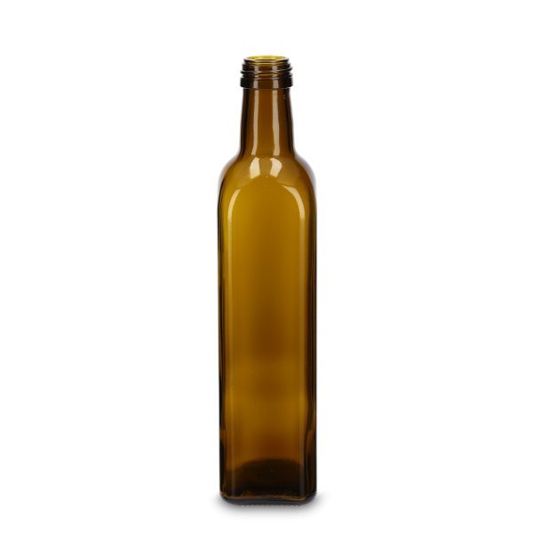 500 ml Essig- &amp; Ölflasche Glas antikgrün