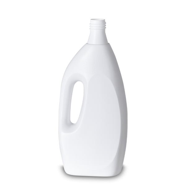 1000 ml Griffflasche HDPE weiß RD 28 Griff