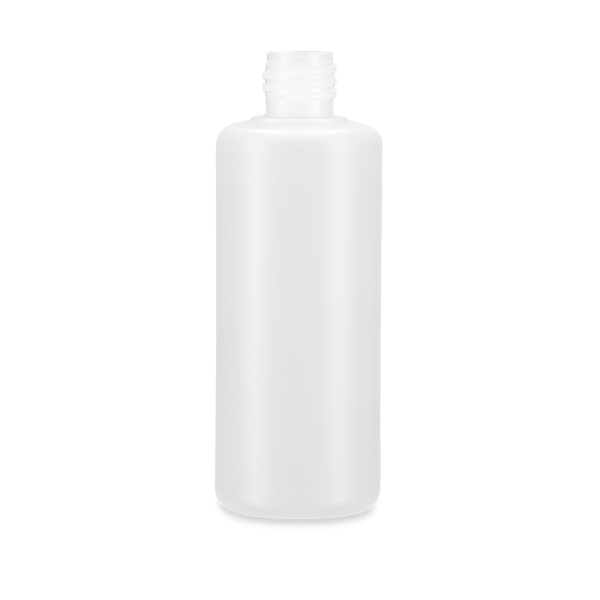 100 ml Rundflasche HDPE natur RD 18 zylindrisch