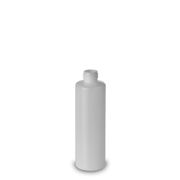 250 ml Rundflasche HDPE natur RD 25 zylindrisch