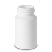 130 ml Schraubdeckeldose HDPE weiß RD 40 rund