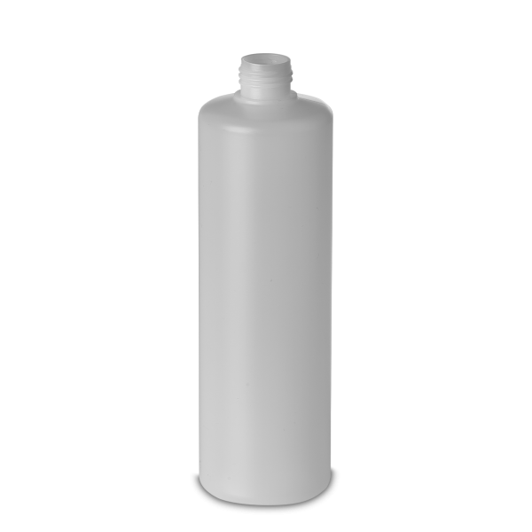 500 ml Rundflasche HDPE natur RD 25 zylindrisch