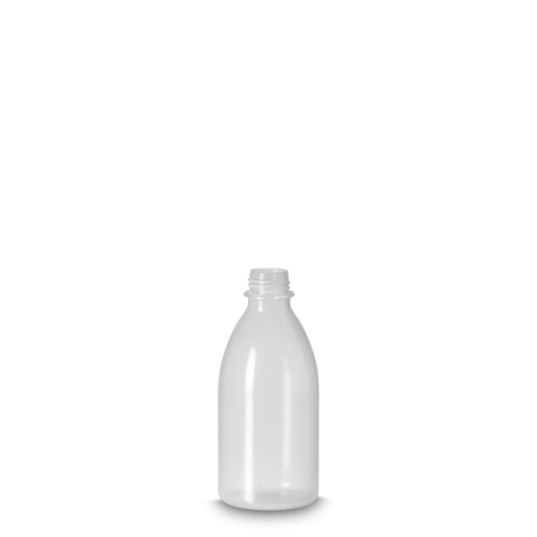 100 ml Laborflasche LDPE natur RD 18 rund