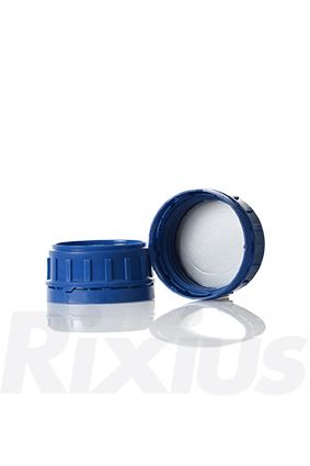 Verschlüsse für Kunststoffflaschen HDPE blau RD 50