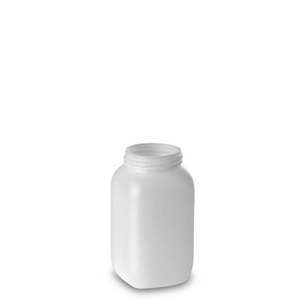 315 ml Chemikalienflasche HDPE natur RD 50 eckig