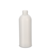 250 ml Rundflasche Rezyklat natur 24/410 zylindrisch