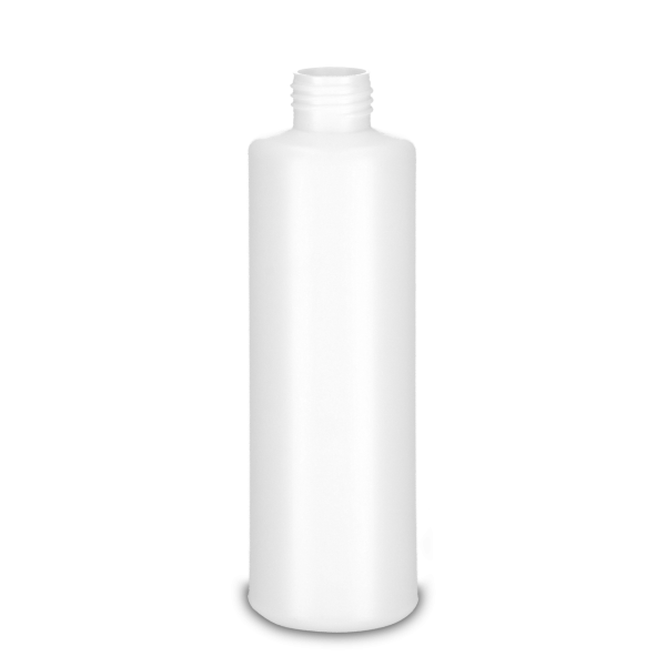 250 ml Rundflasche HDPE weiß RD 25 zylindrisch